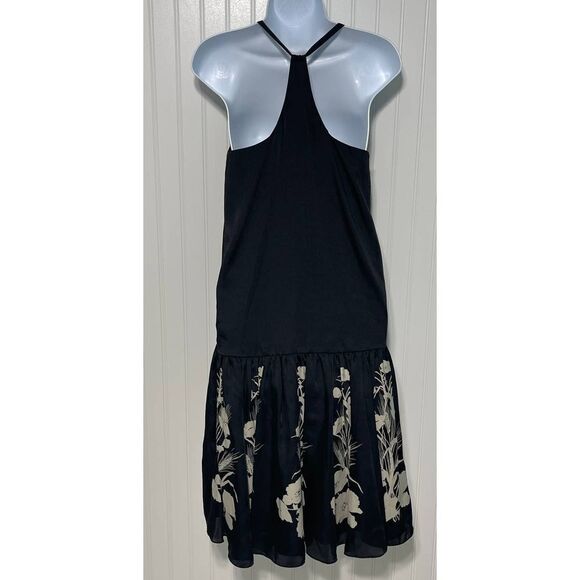 Bird
by Juicy Couture Hazel T-Back Dress Floral Printed Sleeveless Black Bone XS - Picture 4 of 16